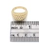 Gabriel & Co Multi-Row High Polish Beaded Design Ring in 14k Yellow Gold